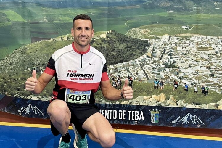 El corredor del Club Harman Diego Toledo gana el Cross Trail Villa de Teba