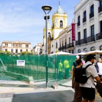 El Ayuntamiento suprimirá la rampa del parking del Socorro situada junto a la calle de La Bola