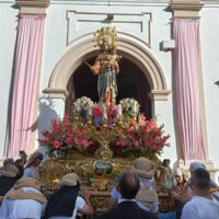Ronda se vuelca con la procesión gloriosa de María Auxiliadora en el día de su festividad